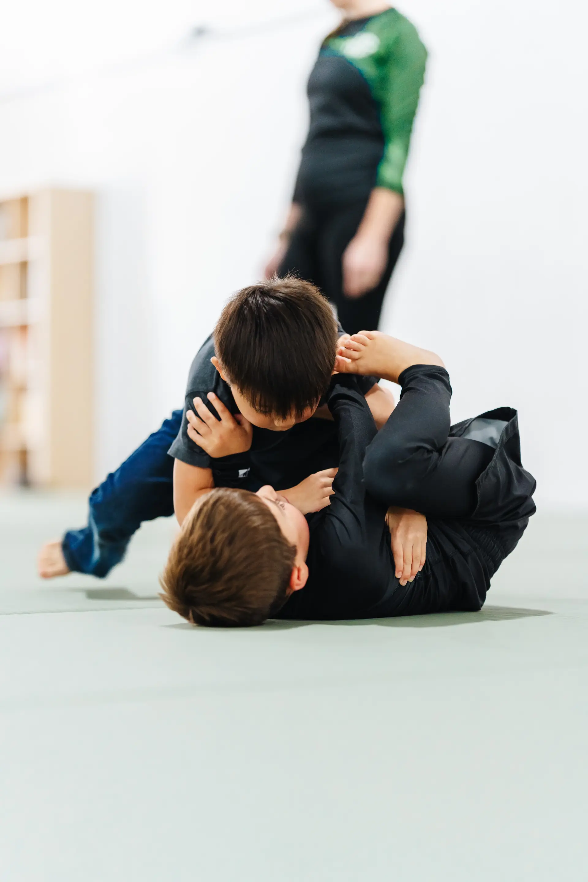 Kids Jiu-Jitsu class at Haven Grappling Academy in Fairfax, VA