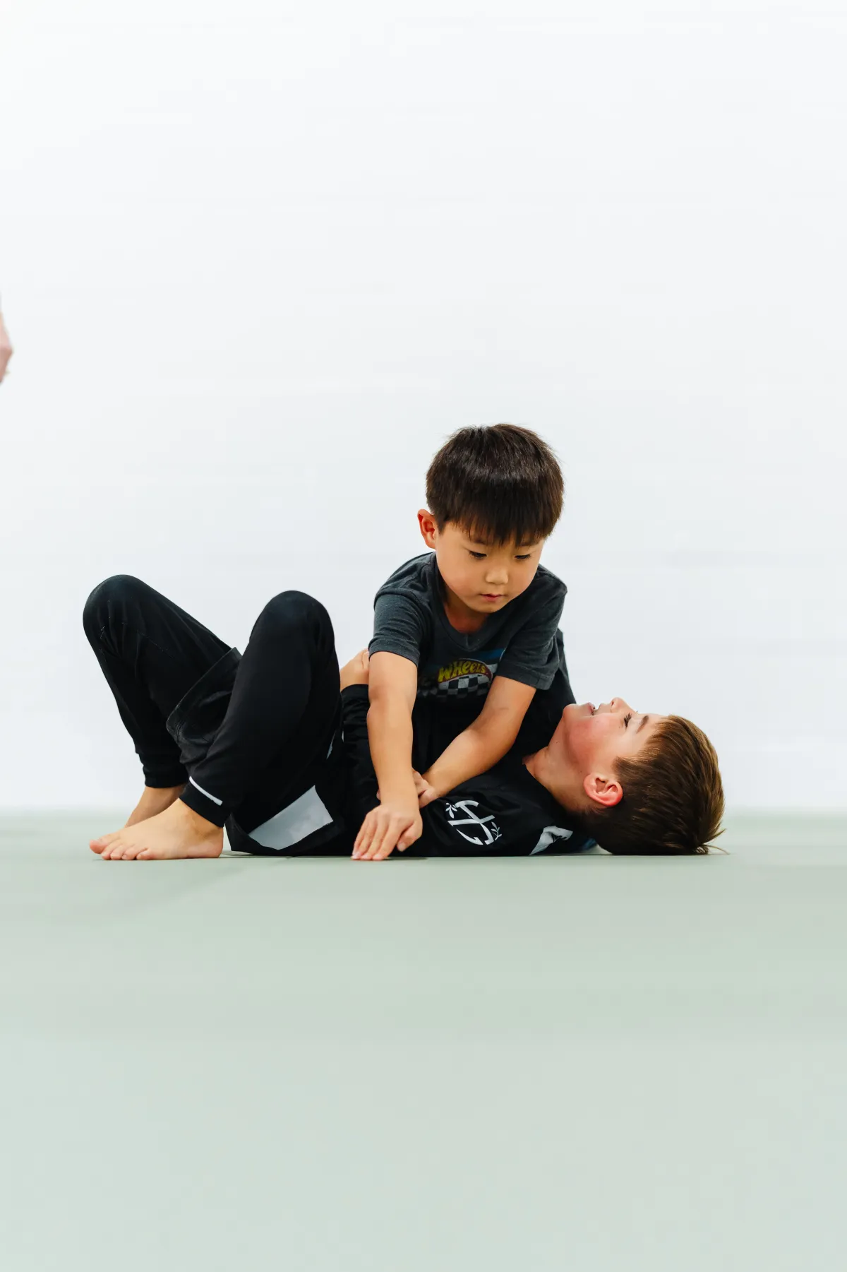 Kids grappling at Haven Grappling Academy in Fairfax